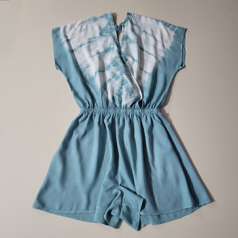 Promesa Women's Teal Surplice Romper